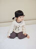 幼歌（YOUGE）嬰幼兒卡通舒適家居長袖T恤打底衣寬松護(hù)肚保暖褲子潮 深灰 （66-90兩用襠，高腰護(hù)肚） 90 cm 曬單實(shí)拍圖