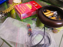 彩荷阿拉善瑪瑙紅綠燈隔片隔珠星月手鏈DIY配飾品 紅綠燈隔片直徑10mm(一組6片) 曬單實拍圖