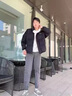 羊羔毛棉衣男外套2022冬季新款加絨加厚棉襖男生潮流百搭學(xué)生絨棉服港風(fēng)帥氣寬松大碼立領(lǐng)面包服 黑色 XL 曬單實(shí)拍圖