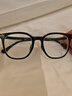 派麗蒙（PARIM）韓版方框黑框gm眼鏡顯瘦女明星同款男潮可配近視眼鏡框鏡架84041 B1-亮黑 曬單實(shí)拍圖