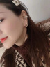 CHOMELTINEE耳環(huán)女韓國新款輕奢禮物潮無耳洞耳骨夾貝珠耳夾耳掛耳飾 耳骨夾耳環(huán) 曬單實拍圖