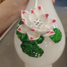 圓通漢白玉佛前供具佛具蓮花香爐供水杯插花瓶水果盤(pán)桌面擺件 10寸B款蓮花花瓶/個(gè) 曬單實(shí)拍圖