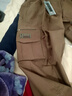 吉普（JEEP）純棉工裝褲男褲子休閑工作服勞保耐磨直筒寬松春秋夏季多口袋薄款 卡其色【多袋褲】 2XL號(hào)130斤-150斤 曬單實(shí)拍圖