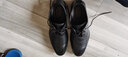 柯盾（KEDUN）男鞋春季新款真皮商務(wù)休閑皮鞋加絨保暖男士英倫風(fēng)軟底單鞋 黑色760 43 曬單實(shí)拍圖