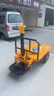 祝拓電動(dòng)平板車(chē)搬運車(chē)拉貨車(chē)折疊小推車(chē)建筑工地倉儲養殖上料翻斗農用 站駕三輪平板車(chē)75寬 曬單實(shí)拍圖