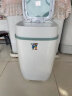 小鸭3.5公斤小型半自动单桶迷你洗衣机 婴儿小洗衣机 内衣裤洗衣机小型 抹茶绿 XPB35-1708 实拍图