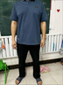 啄木鳥(niǎo)夏季男士POLO衫感純棉翻領(lǐng)短袖體恤潮牌寬松大碼簡(jiǎn)約復古體恤 灰色水洗復古款 XL 145-165斤 曬單實(shí)拍圖