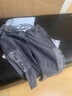 益帛（YIBO）七分牛仔褲男韓版潮流夏季薄款休閑運動(dòng)潮牌寬松舒適工裝直筒中褲 灰色 L【建議100-115斤】 曬單實(shí)拍圖