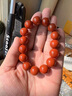 春龍南紅手串瑪瑙手鏈單圈手串男女款滿肉柿子紅多圈佛珠108顆禮物 單圈珠直徑8mm 曬單實(shí)拍圖