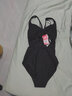 速比濤（Speedo）泳衣女靈感系列夏夜雙肩帶露背連體泳衣女性感修身溫泉度假新年禮 黑色 M (高158-165cm,重50-57kg) 曬單實(shí)拍圖