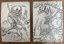 花見(jiàn)2 山海經(jīng)黑白唯美線(xiàn)稿插畫(huà)教程（數藝設出品） 曬單實(shí)拍圖