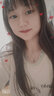 圣卡伊 S999純足銀項鏈女士鎖骨鏈吊墜小眾潮飾品520情人節禮物送女友 項鏈/粉鉆+【品牌包裝禮盒】 曬單實(shí)拍圖