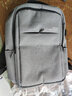 亞特龍 電腦包雙肩包男15.6英寸筆記本包背包女書(shū)包大學(xué)生大容量時(shí)尚休閑商務(wù)旅行電競配件背包雙倉 淺灰色 曬單實(shí)拍圖