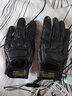 CAUSSEGANTIER復古真皮重機車(chē)摩托車(chē)秋冬防風(fēng)保暖騎行騎車(chē)防摔男款牛皮手套觸屏 黑色 M 曬單實(shí)拍圖