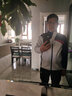YONEX尤尼克斯yy羽毛球服外套長(cháng)褲套裝秋冬套裝專(zhuān)業(yè)比賽俱樂(lè )部團隊服 男款套裝 9008白蘭+9012 L 曬單實(shí)拍圖