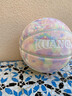 狂迷籃球鉆石扎染刻字定制高顏值生日禮物室內外耐磨比賽藍球 璀璨鉆石-7號球 曬單實(shí)拍圖