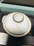 觀復(fù)觀復(fù)仿官鋦瓷蓋碗套裝手工景德鎮(zhèn)茶杯銀釘功夫茶茶具 仿官釉鋦瓷蓋碗套裝 曬單實(shí)拍圖