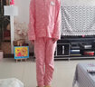 Hello Kitty兒童睡衣女童家居服秋冬2025新款洋氣中大童棉套裝春秋長(cháng)袖童裝 小圖案-粉色513204 130 曬單實(shí)拍圖