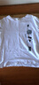 菲思蜜（Feisimi）輕奢品牌短袖t恤女衣服女裝休閑夏季新款2026夏裝服飾寬松上衣 白色 4XL 曬單實(shí)拍圖