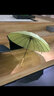 朗特樂(lè )（Le Bronte）文藝小清新16骨長(cháng)柄雨傘復古晴雨兩用古風(fēng)森系日系小清新直桿傘雙人傘遮陽(yáng)傘 抹茶綠直柄 曬單實(shí)拍圖