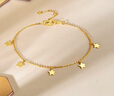 周六福（ZLF）  黃金手鏈女款足金5G金時(shí)尚星星可調(diào)節(jié)手串星河 計(jì)價(jià) 16+3cm尾鏈 - 1.99g 曬單實(shí)拍圖