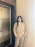 羅蒙棉服女裝2025年裝新款小個(gè)子女韓版輕薄小香風(fēng)氣質(zhì)季棉衣外套 卡其 L 曬單實(shí)拍圖