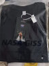NASA GISS重磅260g纯棉短袖t恤男纯色圆领厚实不透纯白打底衫男女体恤上衣 深蓝色 XL体重150-170斤 实拍图