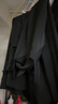 羅蒙（ROMON）吊帶裙連衣裙女2024夏季黑色新款女春夏長(cháng)款氣質(zhì)顯瘦內搭打底長(cháng)裙 黑色 XL 曬單實(shí)拍圖