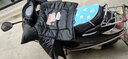 獨步者電動(dòng)車(chē)擋風(fēng)被冬季電瓶車(chē)加厚保暖擋風(fēng)罩防水防寒摩托車(chē)擋風(fēng)被 【防踢墊+加厚絨】星星兔灰 曬單實(shí)拍圖