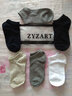 ZYZART【共發(fā)6雙，5雙+送1雙】襪子男女短襪子秋冬襪短筒襪棉襪純色元素 曬單實(shí)拍圖
