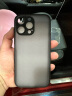 膜法匠适用于苹果14plus手机壳iPhone14promax保护套全包半透明磨砂超薄防摔防指纹高端男女款 实拍图