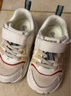 卡特兔童鞋兒童運動(dòng)鞋春款男童跑步鞋幼兒園中大童女寶戶(hù)外籃球鞋子 米白棕 24 內長(cháng)14.5cm  腳長(cháng)13.6-14.2 曬單實(shí)拍圖