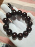 一生一木 小葉紫檀手串男士印度紫檀木佛珠手鏈女男式高密拆房老料順紋木料紅木念珠12顆木珠文玩檀木手珠 (高密拆房老料15mmX15顆男女款) 曬單實(shí)拍圖