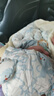巴拉巴拉【官方正品】嬰兒連體衣輕薄羽絨服男童女童寶寶2024新款冬裝抱衣 白藍色調00318 73 曬單實拍圖