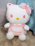 LittleCuCu正版大號hello kitty公仔玩偶凱蒂貓哈嘍kity娃娃女孩生日禮物 洛麗塔少女粉KT 16寸約40厘米[吊牌防偽] 曬單實(shí)拍圖