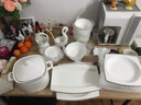 恒時(shí)  琺瑯彩高端陶瓷碗碟散件手工鑲恒時(shí)金邊骨瓷餐具套裝碗盤(pán)家用 宮廷煲 曬單實(shí)拍圖