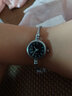 妃袖迷你文藝小巧氣質(zhì)簡(jiǎn)約生手鐲表女森女藝術(shù)復古中學(xué)腕表E-4-17 時(shí)尚手鐲【銀殼黑面數字】 手表-電池 曬單實(shí)拍圖