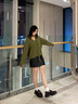 他她盧昱曉同款魔法偵探厚底樂(lè )福鞋女 棕色 （跟高6CM） 37 曬單實(shí)拍圖
