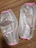 叮咚小格秋冬季韓版防水袖套女學(xué)生套袖手套成人工作上班防污護袖家務(wù)袖筒 淡粉色袖套防水透明 曬單實(shí)拍圖
