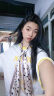 MAINLYKITTY真絲絲巾長條絲巾桑蠶絲巾媽媽母親節(jié)38女神婦女節(jié)禮物送女友老婆 米色豹點-禮盒裝 曬單實拍圖