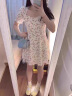 燕潯碎花連衣裙子女裝夏季2025年新款小個(gè)子溫柔風(fēng)氣質(zhì)仙女初戀裙 玫瑰碎花短款 L (建議110-125斤) 曬單實(shí)拍圖