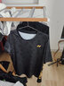 YONEX 新品尤尼克斯羽毛球服男女短袖速干運動服文化衫 男款-115071BCR-黑 2XL 曬單實拍圖