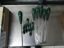 美耐特螺絲刀十字S2鋼超硬小梅花筆記本起子工業(yè)級一字可敲擊螺絲刀 【6X200mm 一字】S2綠黑柄 曬單實(shí)拍圖
