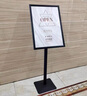 創(chuàng)銳 立牌展示牌廣告牌水牌指示指引牌 A2告示牌 A3鋁合金立牌指示牌 A3立牌 曬單實拍圖