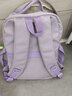 瑞潮 書(shū)包女初中生中學(xué)生背包夏高中生小學(xué)生韓版少女可愛(ài)大容量雙肩包 紫色【掛件+4個(gè)徽章】 曬單實(shí)拍圖