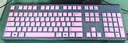 升派（ESPL） 戴爾一體機 KB212-B KB4021 SK8120 電腦臺式保護鍵盤(pán)膜貼套罩 半透明粉色 曬單實(shí)拍圖