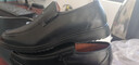 紅蜻蜓男鞋皮鞋男真皮男士商務(wù)休閑鞋圓頭套腳軟底中老年爸爸鞋子男單鞋 黑色【四季款】 42 曬單實(shí)拍圖