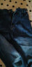 丝克诺依 老爹牛仔裤女宽松2024年夏季新款韩版显瘦高腰哈伦薄款 蓝色单裤 28【103-113斤】 实拍图