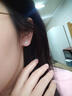 栢啟歆999銀耳釘女耳骨釘養(yǎng)耳洞鋯石耳飾耳環(huán)睡覺免摘簡(jiǎn)約高級(jí)感銀飾 方形鋯石耳釘5mm 曬單實(shí)拍圖