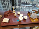 祥業(yè)功夫茶具茶盤實(shí)木全自動(dòng)燒水壺一體式茶臺(tái)家用單盤排水式茶托盤 鴦飛魚躍四合一茶盤+全自動(dòng)電器 曬單實(shí)拍圖